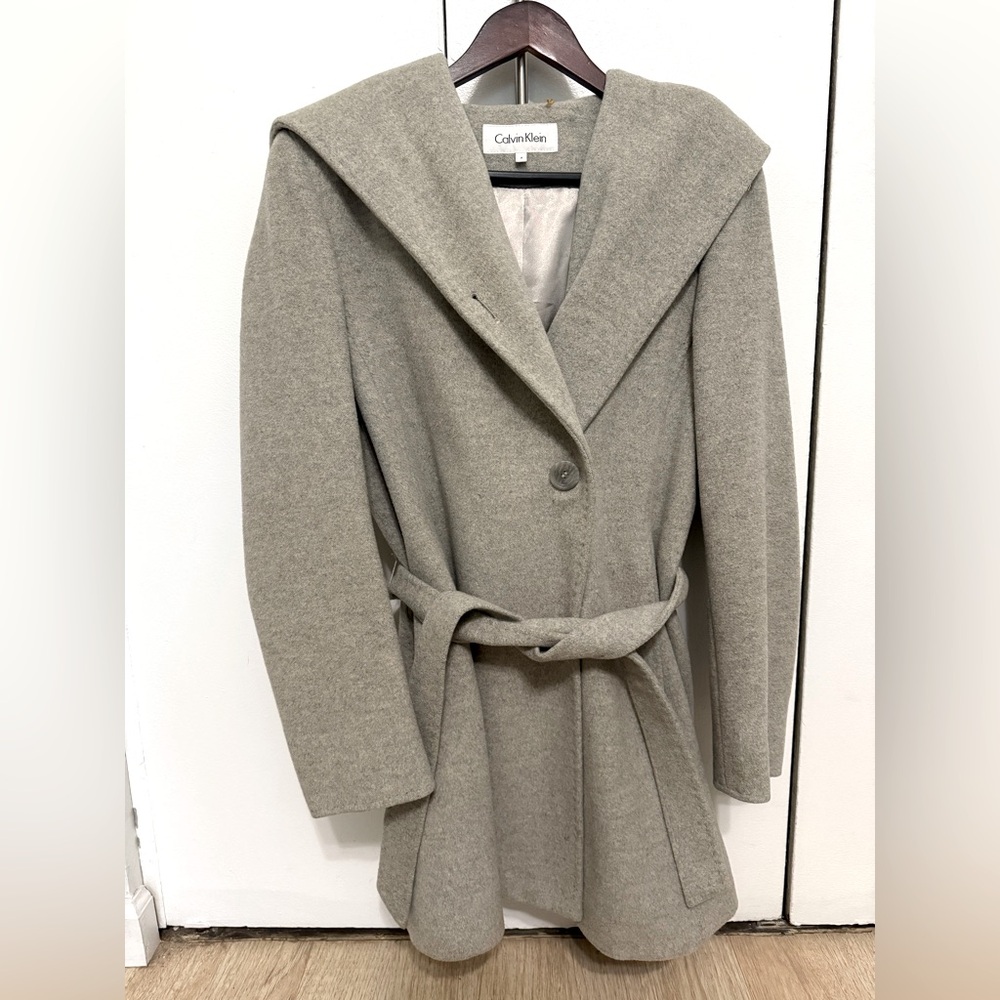 Calvin Klein 75% Wool / 25% Angora Coat